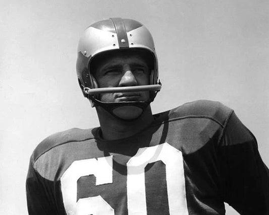 1956 Philadelphia Eagles Chuck Bednarik Glossy Keychain Nfl Football Print