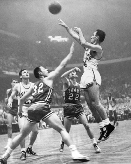 1957 Boston Celtics Bob Cousy Keychain Basketball Print Glossy Keychain Hof 71 1