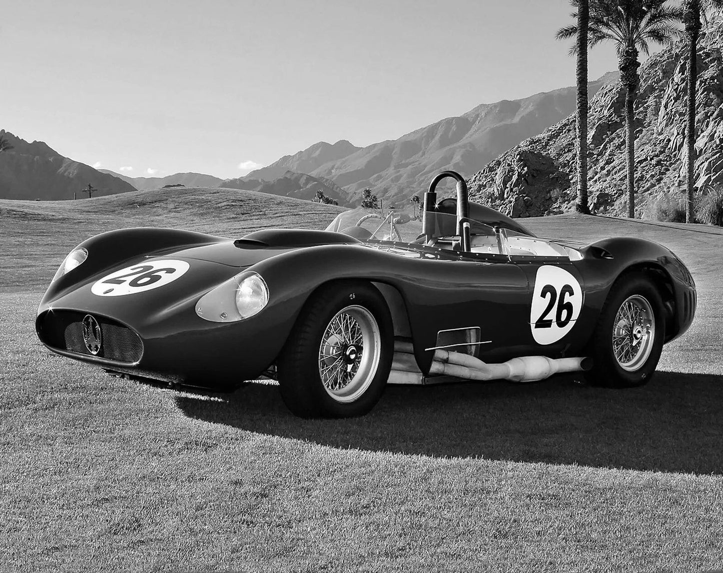 1957 Maserati 450S Race Car Vintage Retro Automobile Picture Magnet