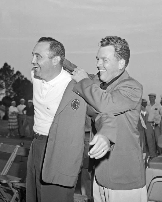 1957 Masters Pro Golfer Doug Ford & Jack Burke Jr Glossy Magnet Magnet