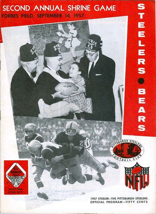 1957 Pittsburgh Steelers Vs Chicago Bears Photo Football Picture Nfl