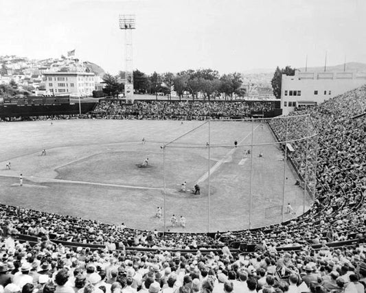 1957 San Francisco Seals Stadium Glossy Keychain Minor League Keychain
