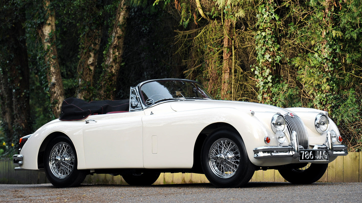 Jaguar Xk150 Drophead Coupe Uk Hd Art Jigsaw Puzzle