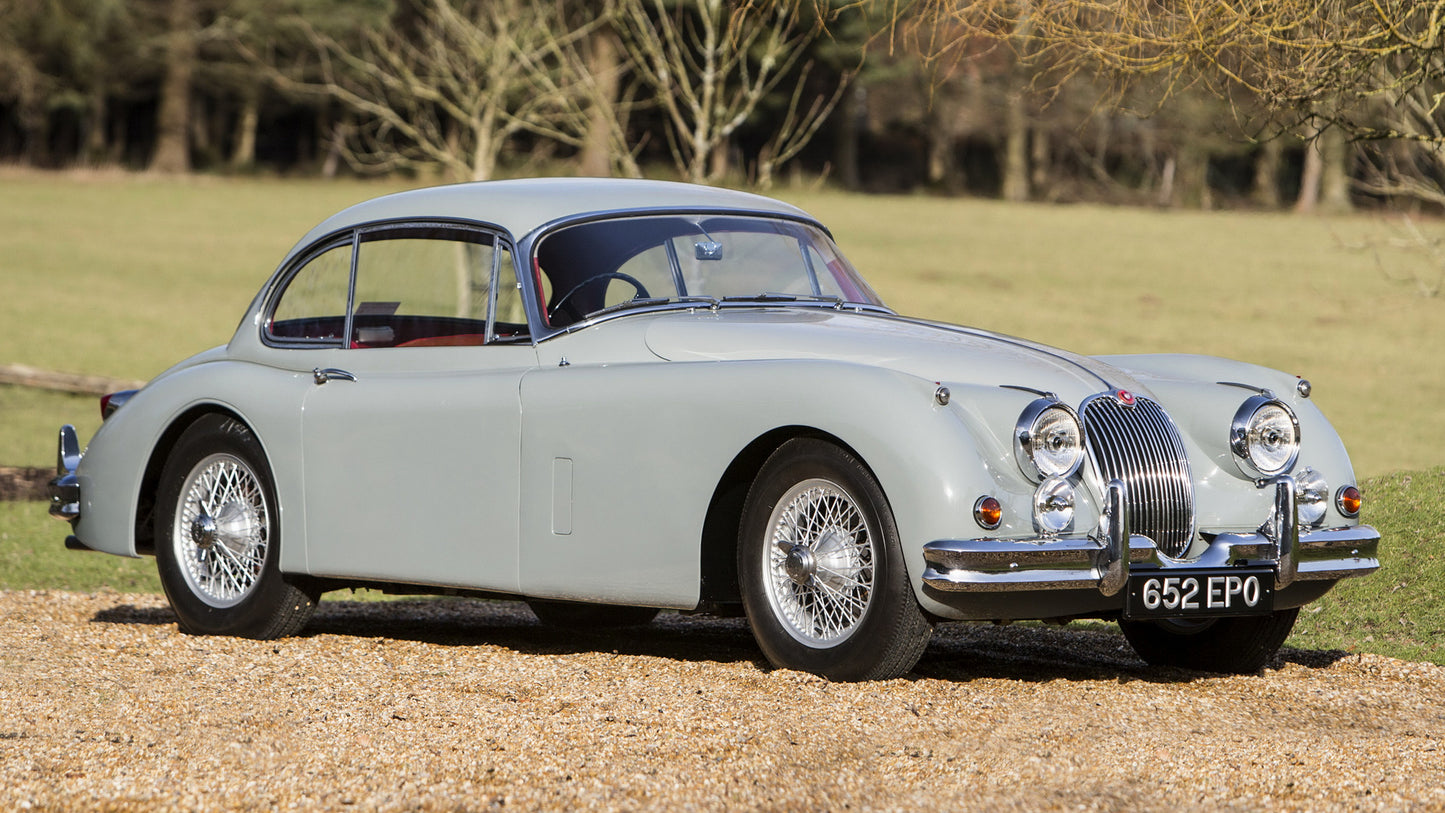 Jaguar Xk150 Fixed Head Coupe Uk Hd Art Keychain