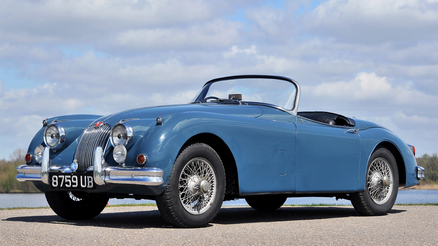 Jaguar Xk150 S Open Two Seater Uk Hd Art Jigsaw Puzzle