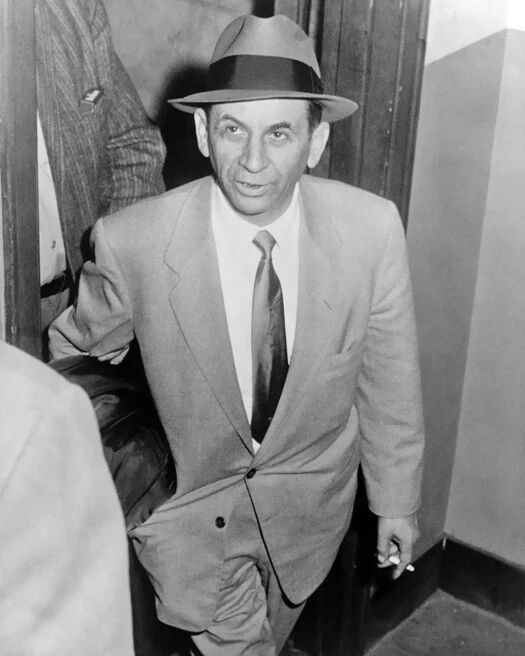 1958 American Gangster, Mobster Meyer Lansky Glossy Magnet Mob Magnet