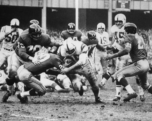 1958 Baltimore Colts Alan Ameche Vs Giants Glossy Magnet Nfl Championship