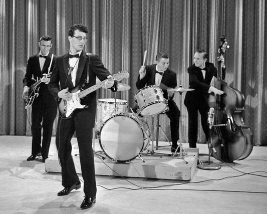1958 Famous Singer Buddy Holly And The Crickets Glossy Magnet Magnet