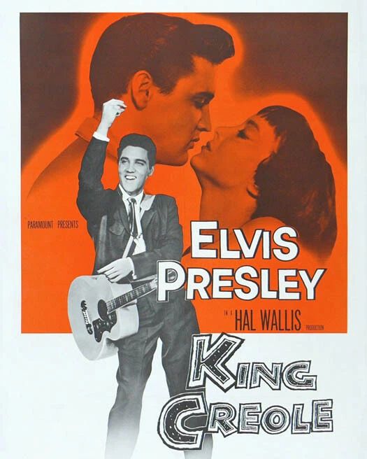 1958 Film King Creole Keychain Elvis Presley And Hal Wallis Keychain