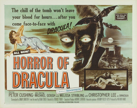 1958 Horror Of Dracula Movie Magnet Peter Cushing Christopher Lee