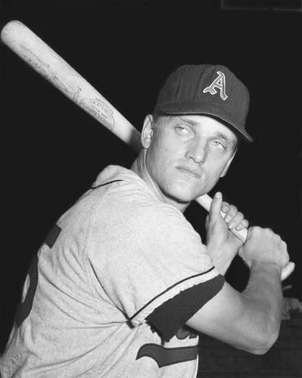 1958 Kansas City Athletics Roger Maris Glossy Magnet Baseball Magnet