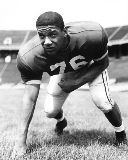 1958 Ohio State Buckeyes Jim Marshall Glossy Keychain College Football Print