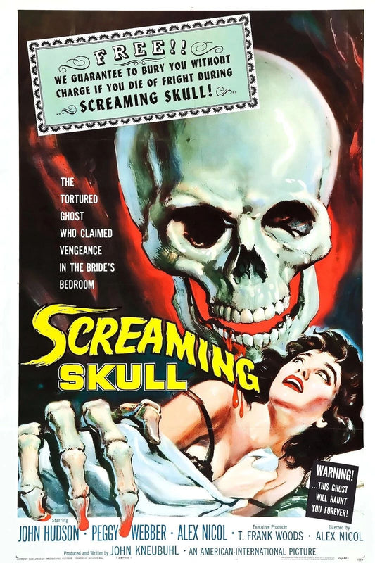 1958 The Screaming Skull Movie Magnet John Hudson Peggy Webber