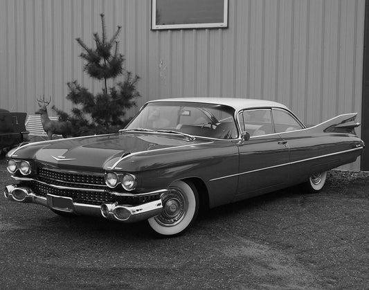 1959 Cadillac Coup Deville Retro Classic Car Poster Photo 1