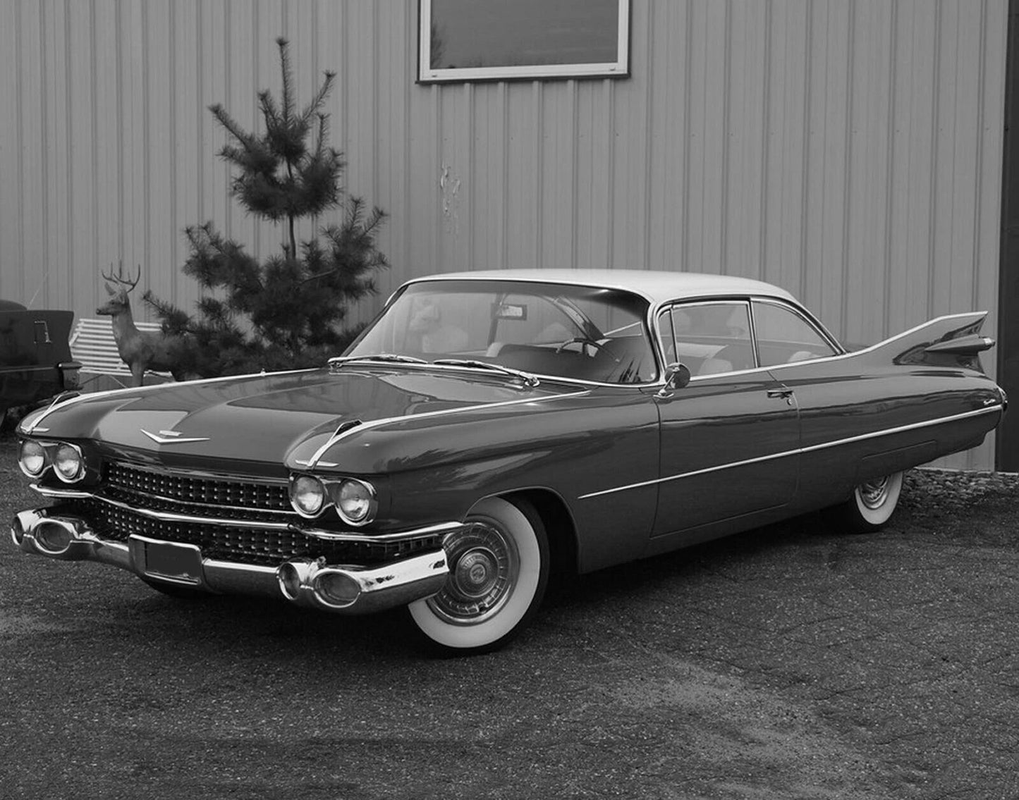 1959 Cadillac Coup Deville Retro Classic Car Magnet Magnet 1