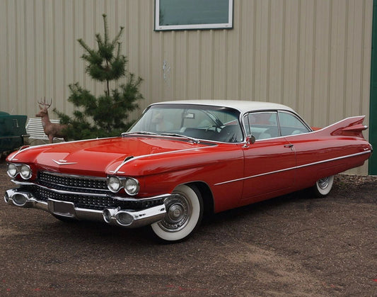 1959 Cadillac Coup Deville Retro Classic Car Keychain Keychain