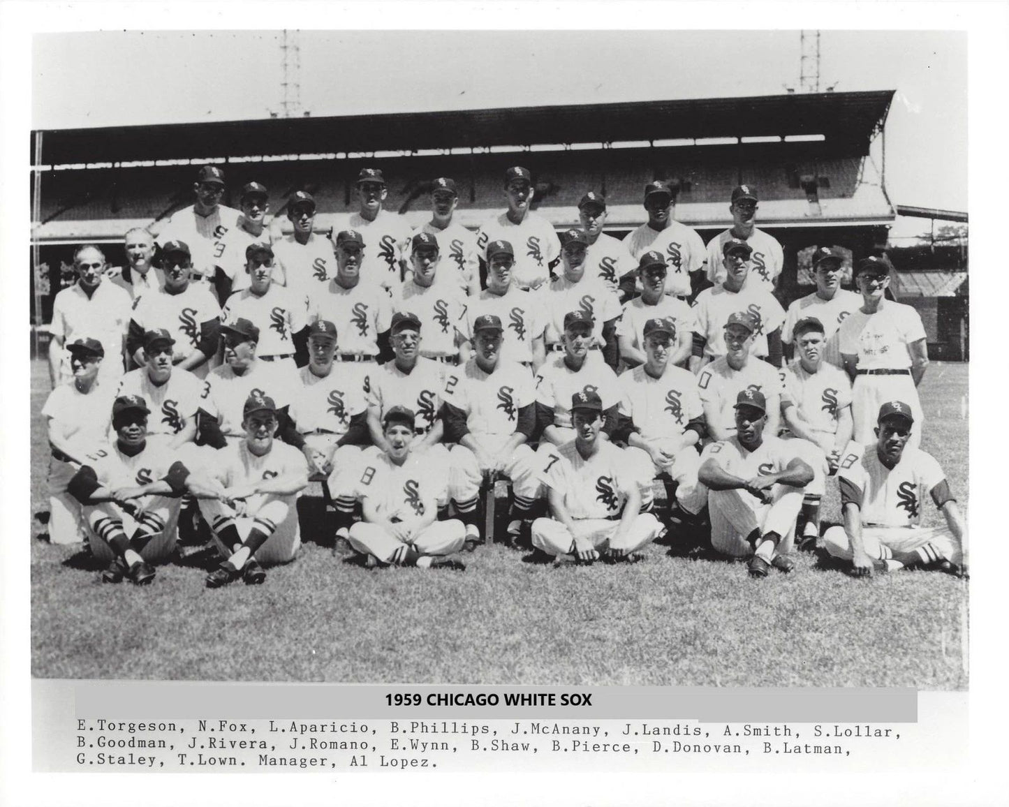 1959 Chicago White Sox Team Magnet Baseball Mlb Picture Al Champs
