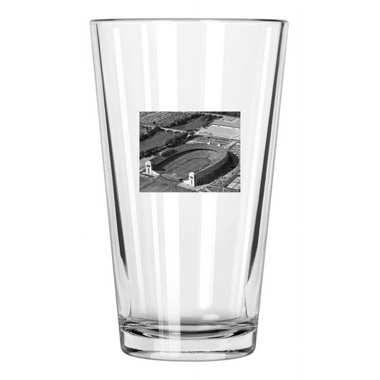 1959 Ohio Stadium Photo Aerial Ohio State Buckeyes Pint Beer Drinking Glass
