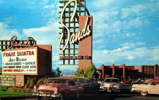 1959 Sands Las Vegas Nevada Sign 1960 Sinatra Picture Keychain Sin City