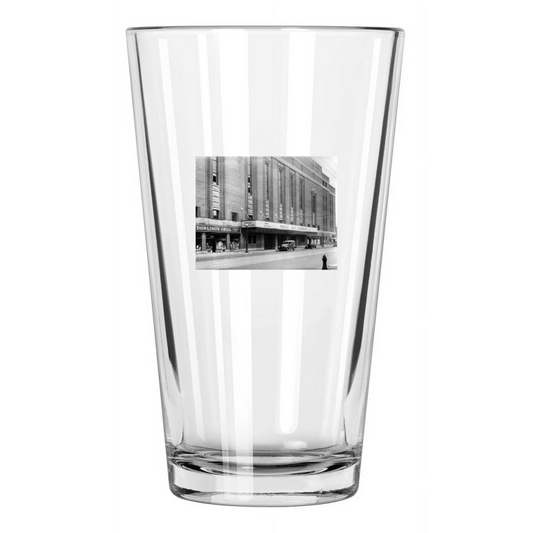 1959 Toronto Maple Leaf Gardens Photo Hockey Arena Pint Beer Drinking Glass