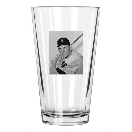 1959 Washington Senators Harmon Killebrew Photo Pint Beer Drinking Glass