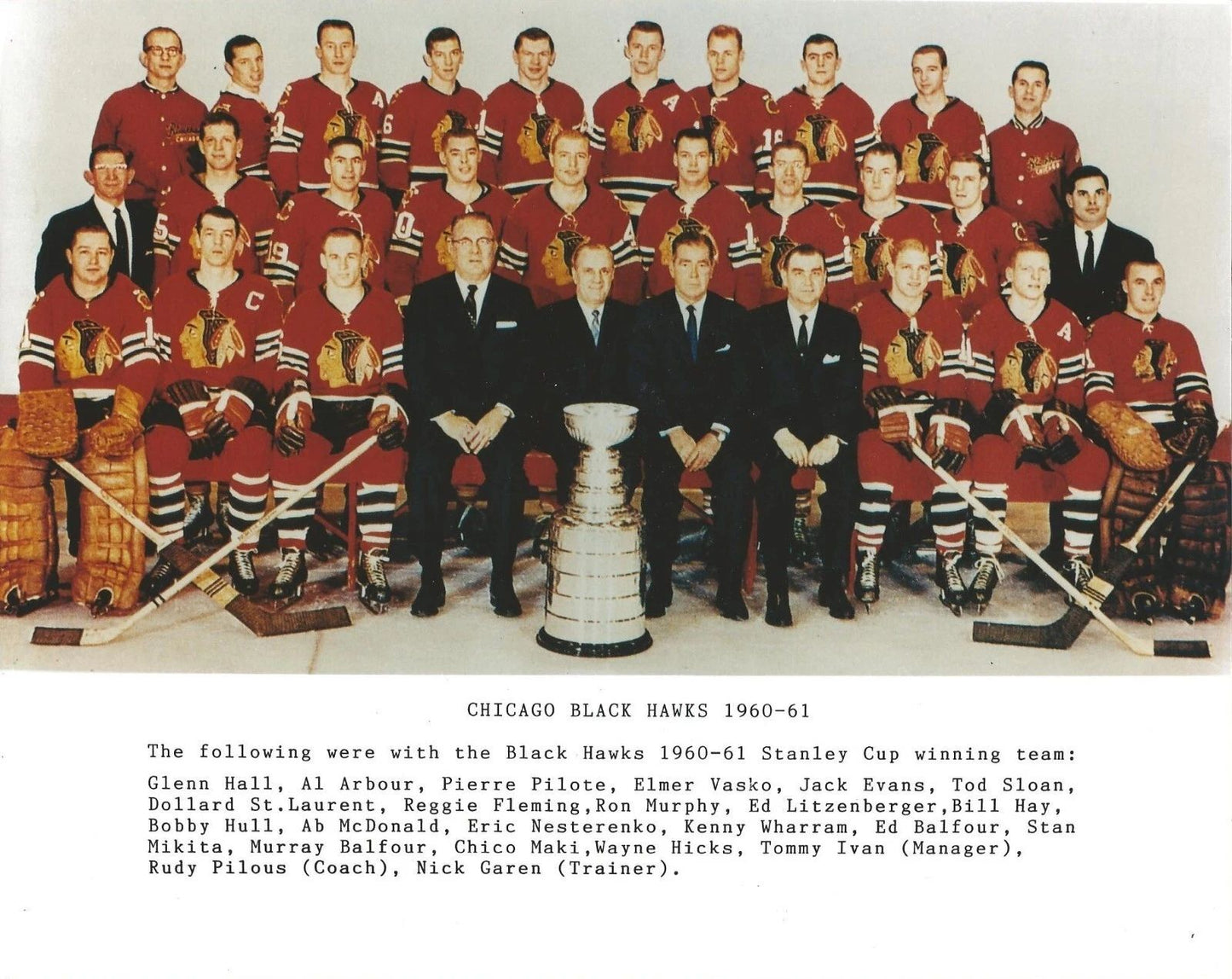 61 Chicago Blackhawks Team Keychain Picture Nhl Hockey Black Hawks