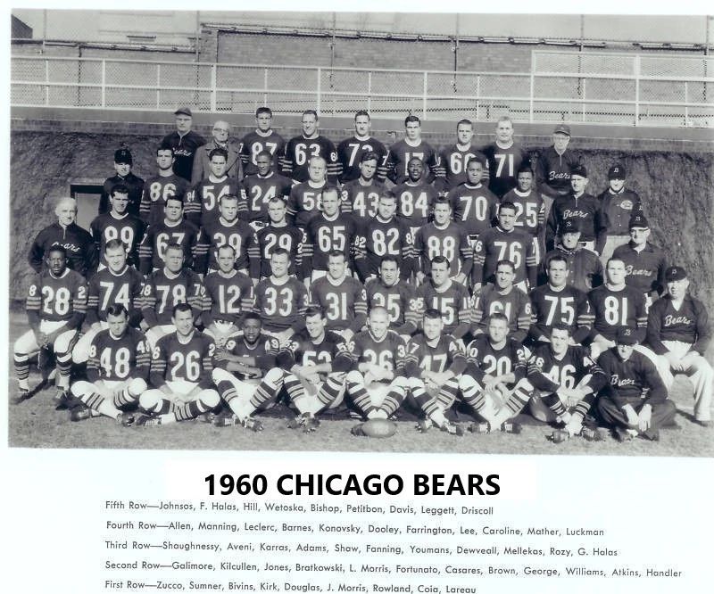 1960 Chicago Bears Team Photo Football Nfl Picture 300 Piece Jigsaw Puzzle