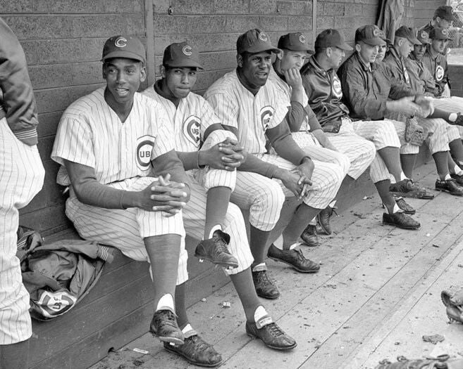 1960 Chicago Cubs Team Glossy Keychain Ernie Banks Billy Williams Keychain