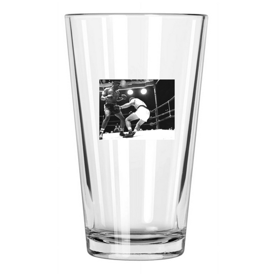 1960 Floyd Patterson Vs Ingemar Johansson Title Fight 2 1 Pint Beer Glass