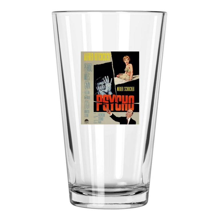 1960 Film Psycho Photo Janet Leigh Alfred Hitchcock Pint Beer Drinking Glass