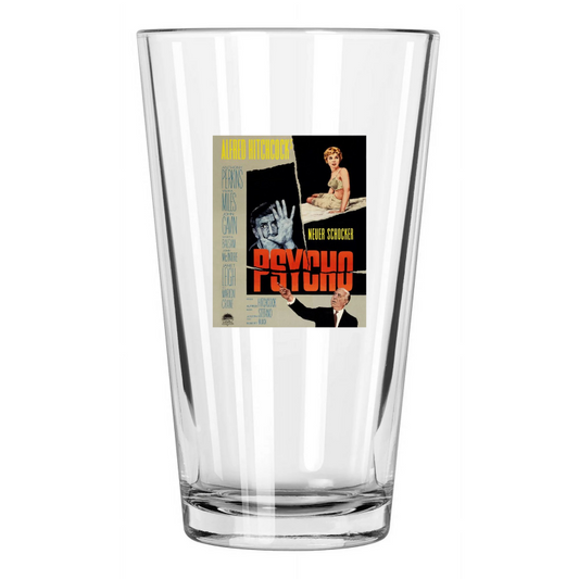 1960 Film Psycho Photo Janet Leigh Alfred Hitchcock Pint Beer Drinking Glass
