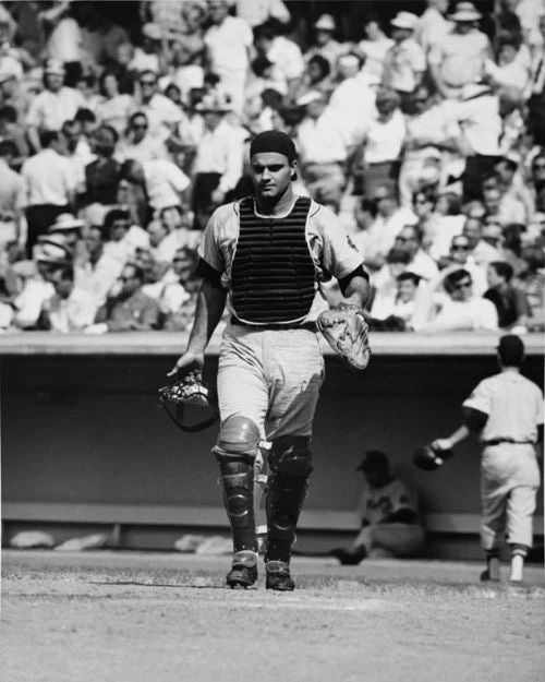 1960 Milwaukee Braves Joe Torre Photo Baseball Print Glossy Poster