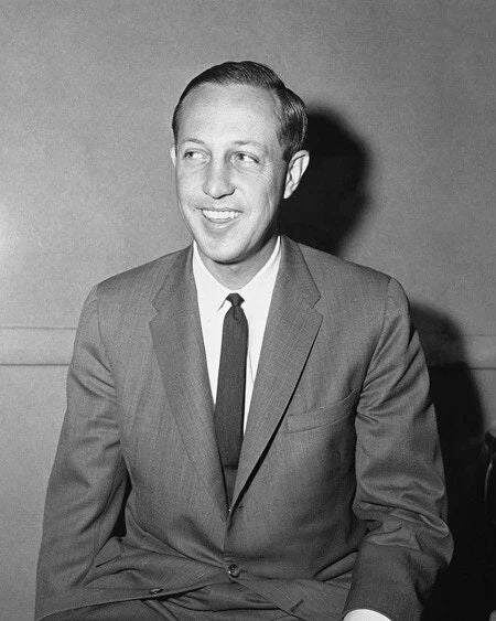 1960 Nfl Commissioner Pete Rozelle Glossy Keychain Print Hof 85