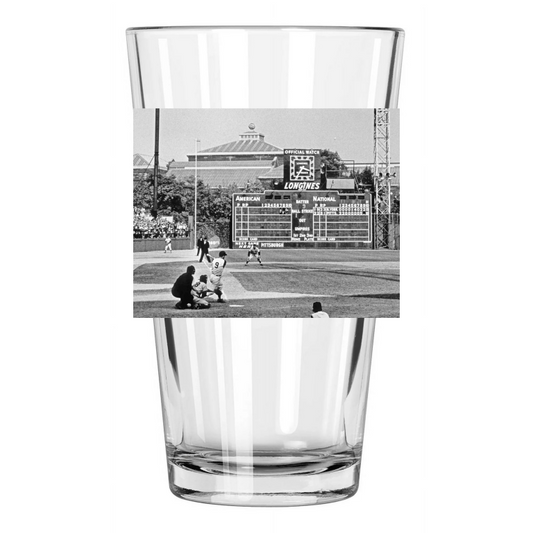 1960 Pittsburgh Pirates Bill Mazeroski World Series 1 Pint Beer Drinking Glass