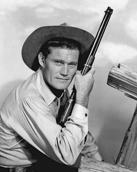 1960 The Rifleman Glossy Photo Chuck Conners Print Western Tv Show
