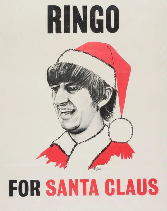 1960 The Beatles Ringo For Santa Claus Movie Keychain 11X14