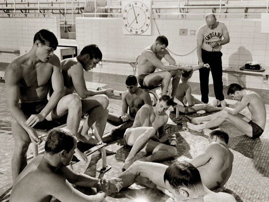 1960 University Of Indiana College Swim Team Print 300 Piece Jigsaw Puzzle
