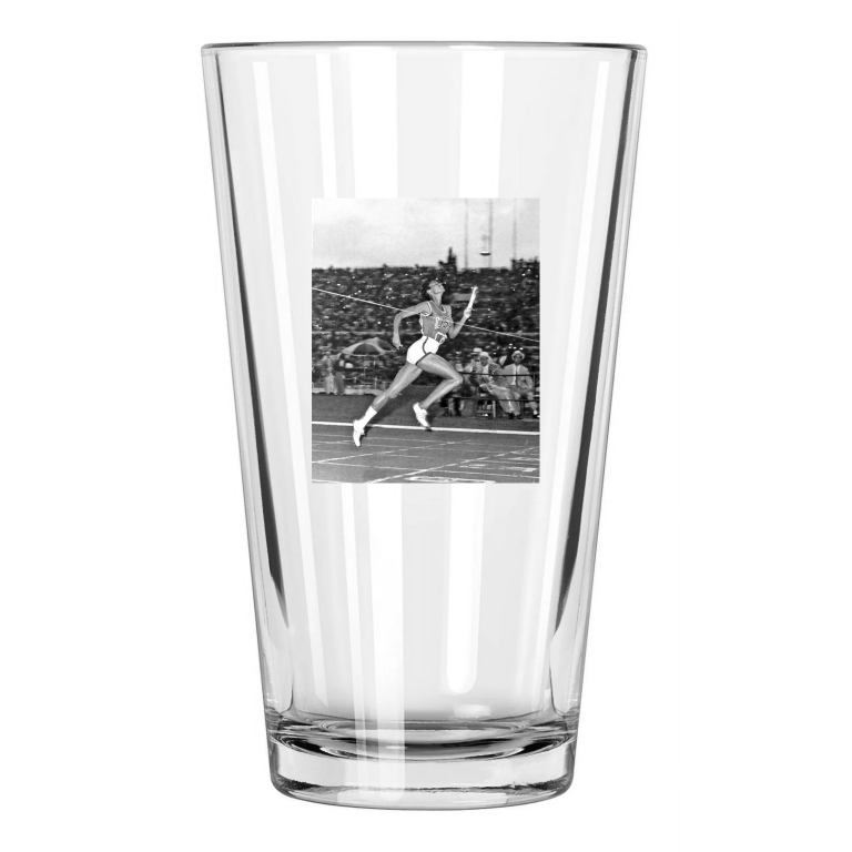 1960 Usa Sprinter Wilma Rudolph Rome Olympics Gold Medal 2 Pint Beer Glass
