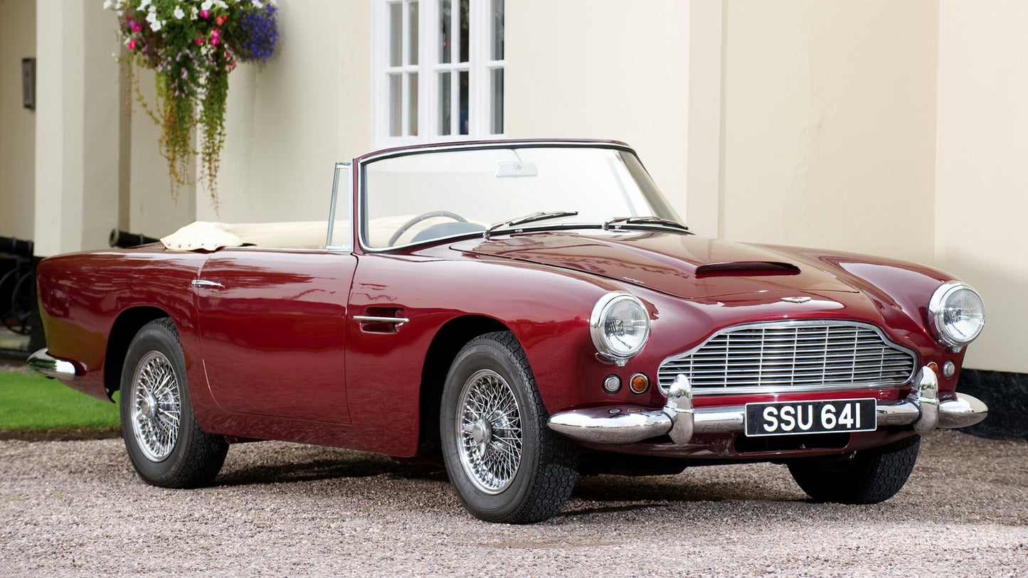 Aston Martin Db4 Convertible Series Iv Uk Hd Art Keychain