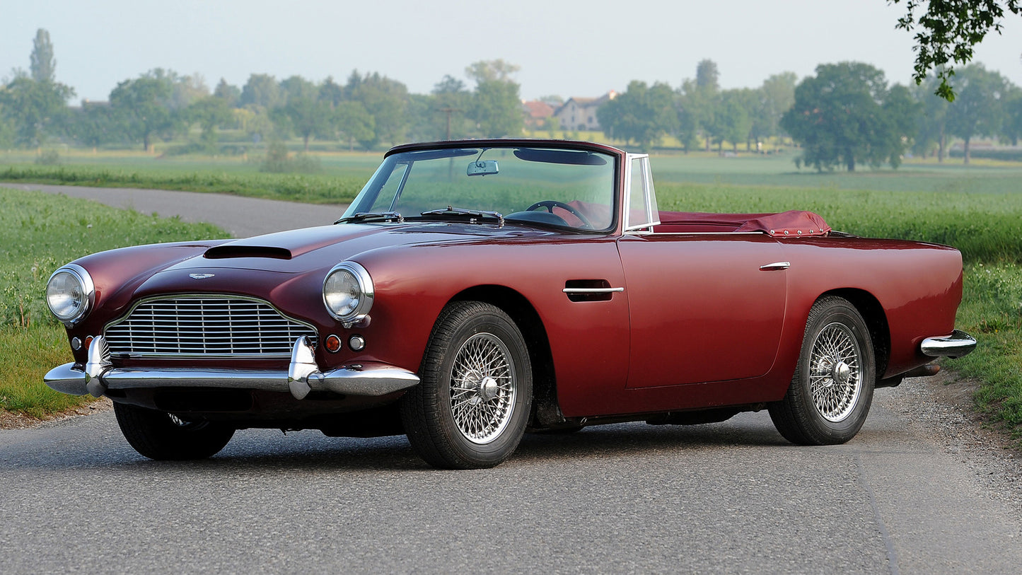 Aston Martin Db4 Vantage Convertible Series Iv Hd Art Jigsaw Puzzle