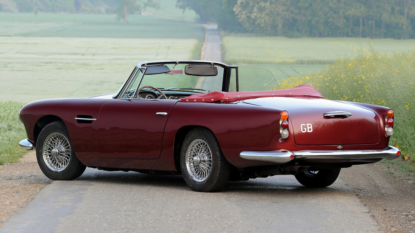 Aston Martin Db4 Vantage Convertible Series Iv Hd Art Jigsaw Puzzle