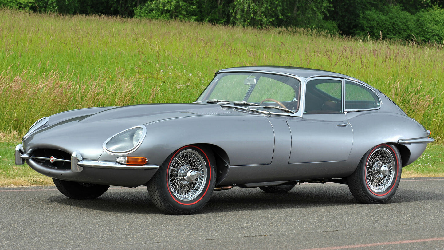 Jaguar E Type Fixed Head Coupe Hd Art Jigsaw Puzzle
