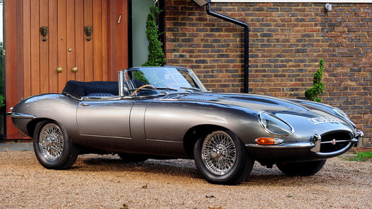 Jaguar E Type Open Two Seater Uk Hd Art Print Poster