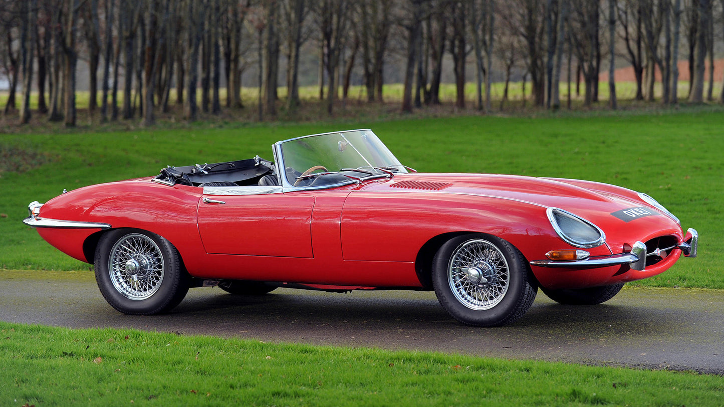 Jaguar E Type Open Two Seater Uk Hd Art Jigsaw Puzzle