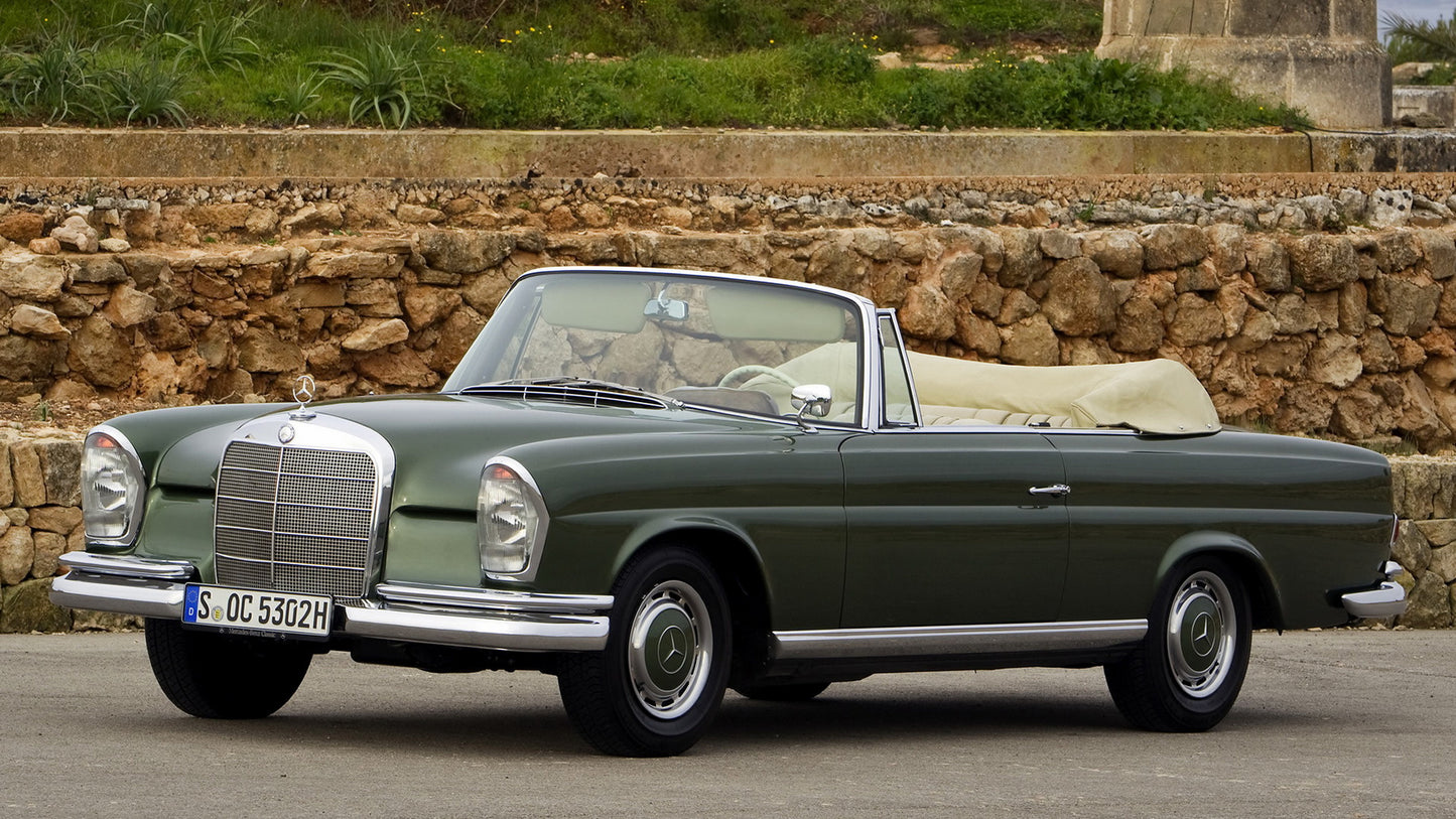 Mercedes Benz Se Cabriolet Hd Art Jigsaw Puzzle