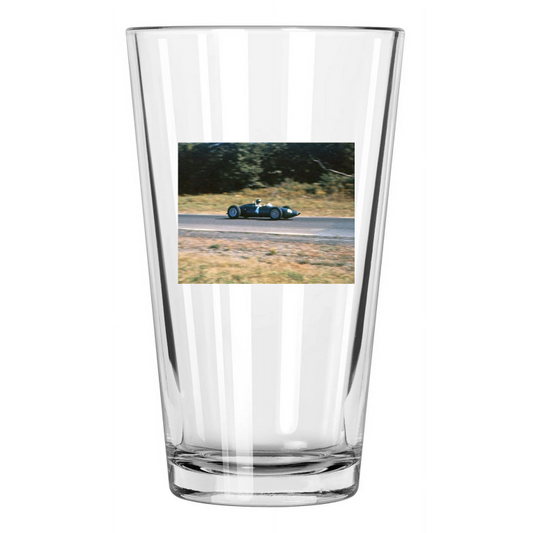 1961 Brm P48 47 Graham Hill Watkins Glen Us Grand Prix Pint Beer Drinking Glass