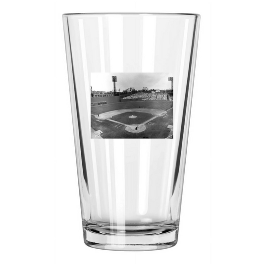 1961 Boston Red Sox Fenway Park Photo Baseball Field Pint Beer Drinking Glass
