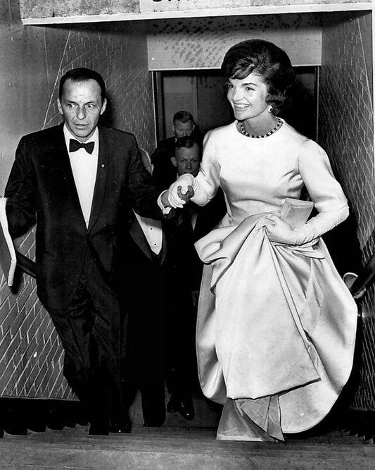 1961 Frank Sinatra &Jacqueline Kennedy Classic Retro Poster Photo