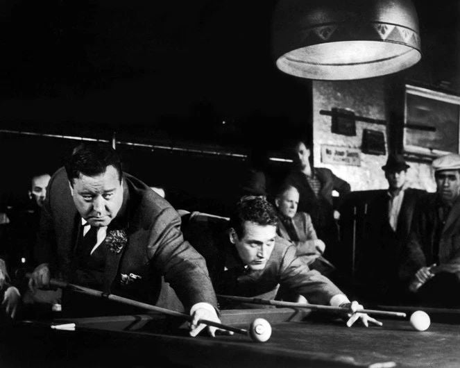 1961 Film Actor Paul Newman & Jackie Gleason Glossy Magnet The Hustler Print