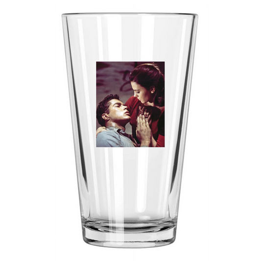 1961 Film West Side Story Natalie Wood And Richard Beymer Pint Beer Glass